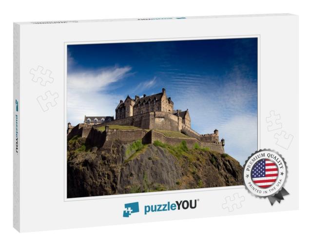 Edinburgh Castle in Sunny Day... Jigsaw Puzzle