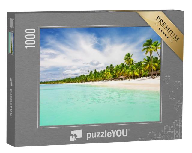 Puzzel 1000 stukjes „Wit zandstrand van Punta Cana, Dominicaanse Republiek“