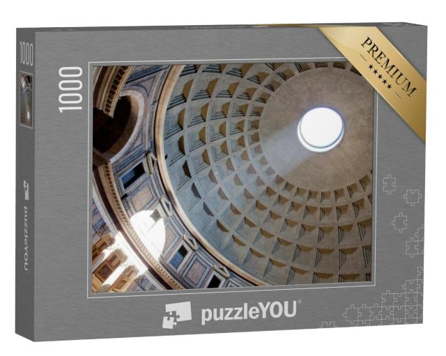 Puzzel 1000 stukjes „De lichtstraal in het Pantheon in Rome“