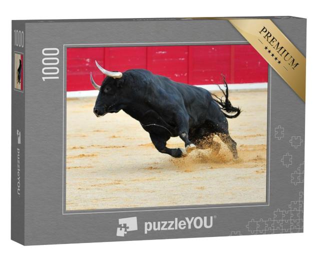 Puzzel 1000 stukjes „Een stier in Spanje“