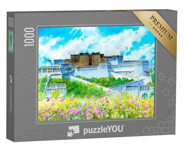 Puzzel 1000 stukjes „Potalapaleis, Tibet, China“