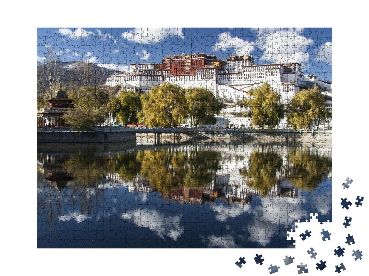 Puzzle 1000 Teile „Potala-Palast, UNESCO-Weltkulturerbe in Lhasa, Tibet“