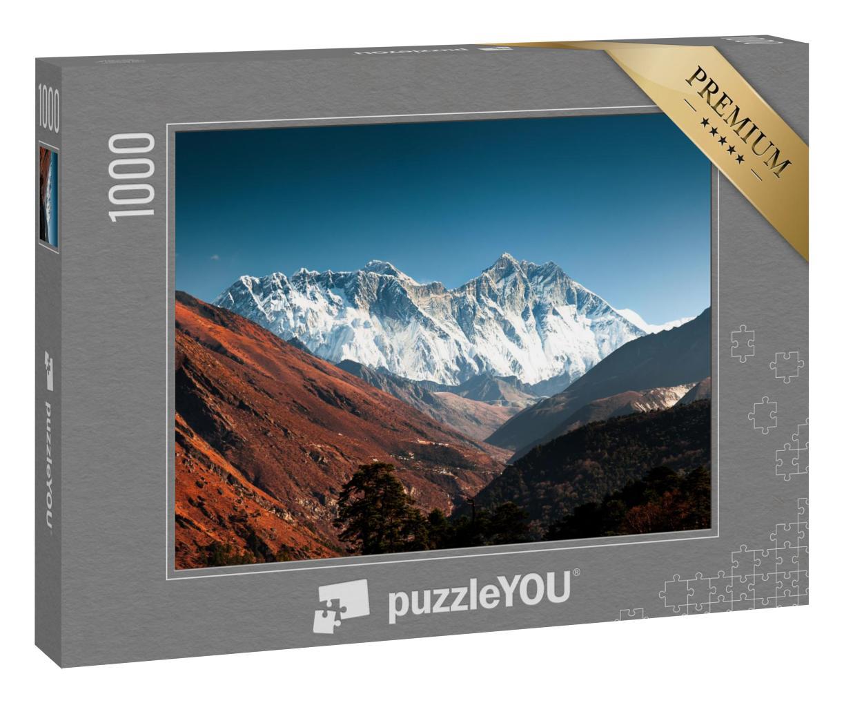 Puzzle 1000 Teile „Everest, Lhotse und Nuptse, Nepal“