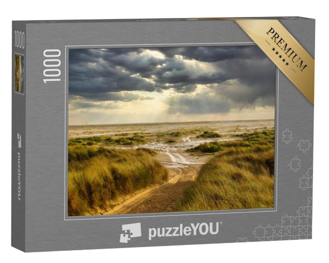 Puzzel 1000 stukjes „Duinen op het strand van Amrum, Duitsland“