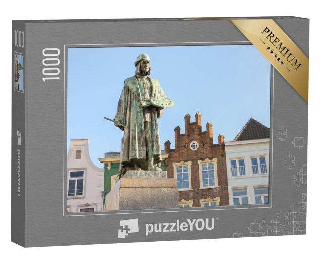 Puzzel 1000 stukjes „Monument voor de beroemde schilder Jeroen Bosch in s'Hertogenbosch“