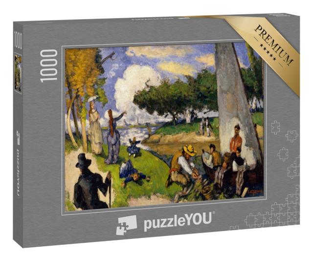 Puzzle 1000 Teile „Paul Cézanne - Die Fischer (Fantastische Szene)“