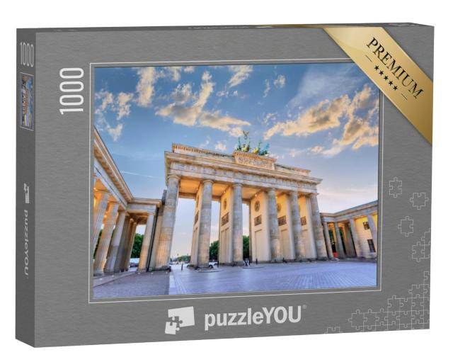 Puzzel 1000 stukjes „De Brandenburger Tor bij zonsondergang“