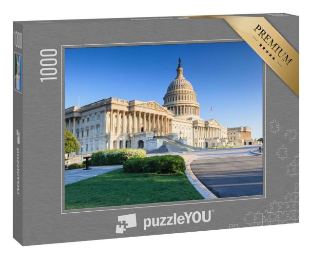 Puzzle 100 Teile „Capitol in Washington, DC, USA im Frühling“