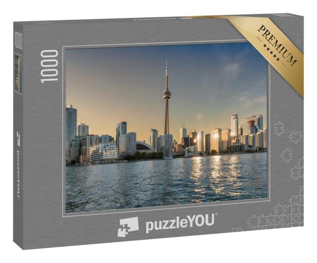 Puzzle „Skyline von Toronto bei Sonnenuntergang“