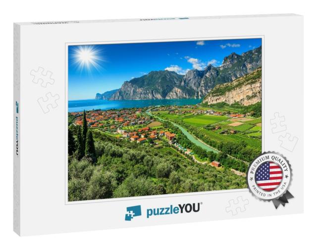 Beautiful Sunny Day on Lake Garda, Torbole. Italy, Europe... Jigsaw Puzzle