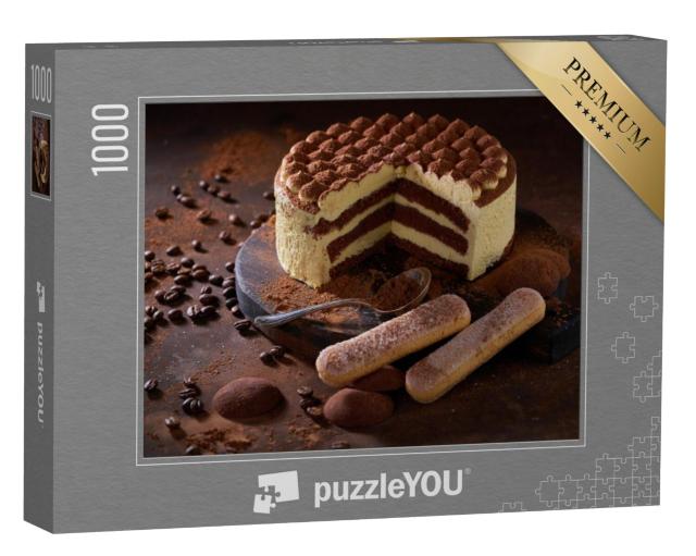 Puzzel 1000 stukjes „Tiramisutaart“