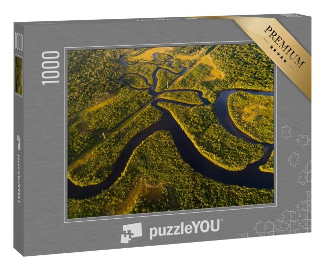 Puzzle „Vogelperspektive vom Amazonas-Regenwald in Brasilien“