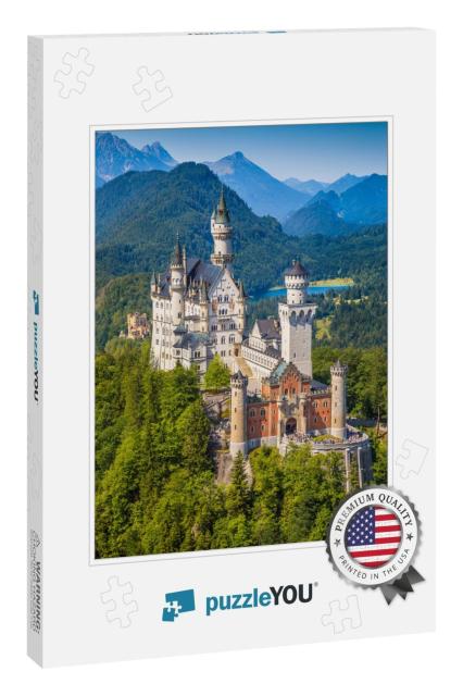 Beautiful View of World-Famous Neuschwanstein Castle, the... Jigsaw Puzzle
