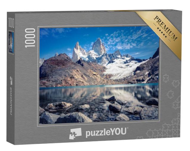 Puzzel 1000 stukjes „De berg Fitz Roy in het nationaal park Los Glaciares, Argentinië“