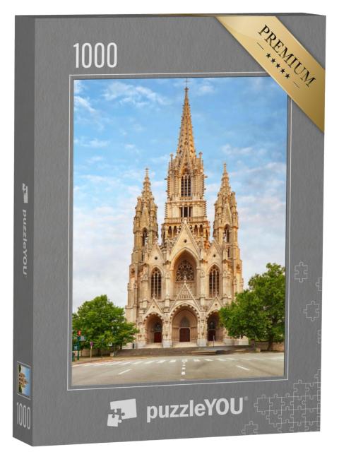 Puzzel 1000 stukjes „Kathedraal Notre Dame du Sablon, Brussel, België“