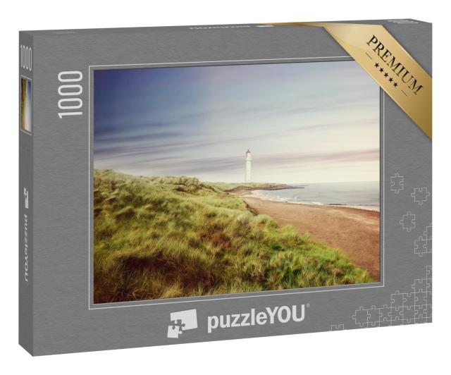 Puzzle 1000 Teile „Küstenlandschaft mit Fischern“