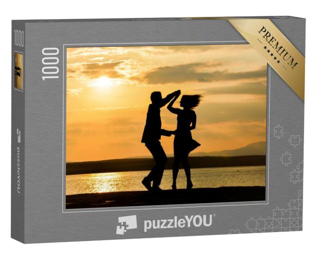 Puzzel 1000 stukjes „Salsa in de zonsondergang“