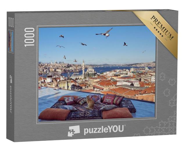 Puzzel 1000 stukjes „Impressie van Istanbul, Turkije“