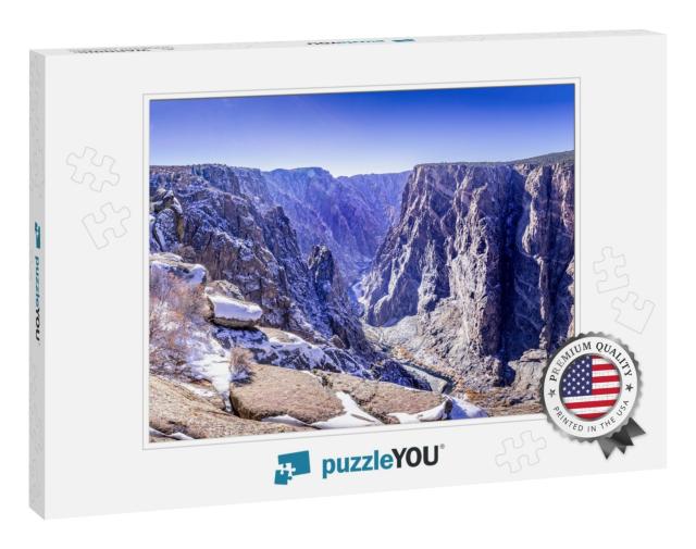Black Canyon of the Gunnison National Park, South Rim in... Jigsaw Puzzle