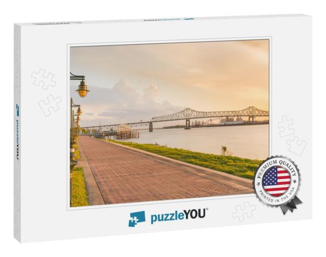 Walking Path Along the Mississippi River in Baton Rouge... Jigsaw Puzzle