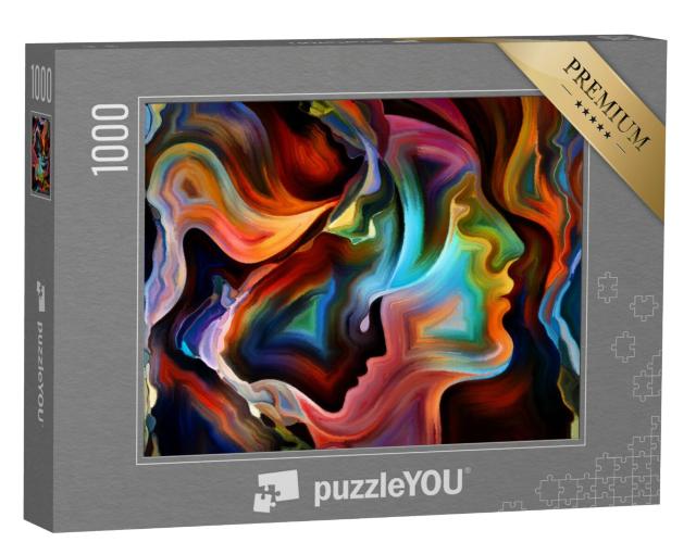 Puzzel 1000 stukjes „Expressionisme en spiritualiteit - abstracte kunst“