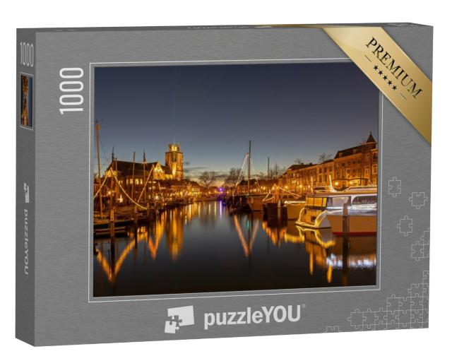 Puzzel 1000 stukjes „Dordrecht de oudste stad van Nederland“