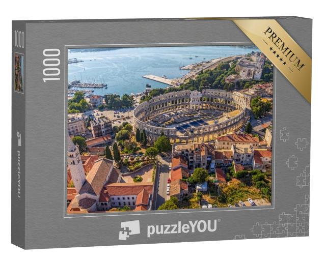 Puzzel 1000 stukjes „Romeinse Arena van Pula: UNESCO Werelderfgoed, Kroatië“