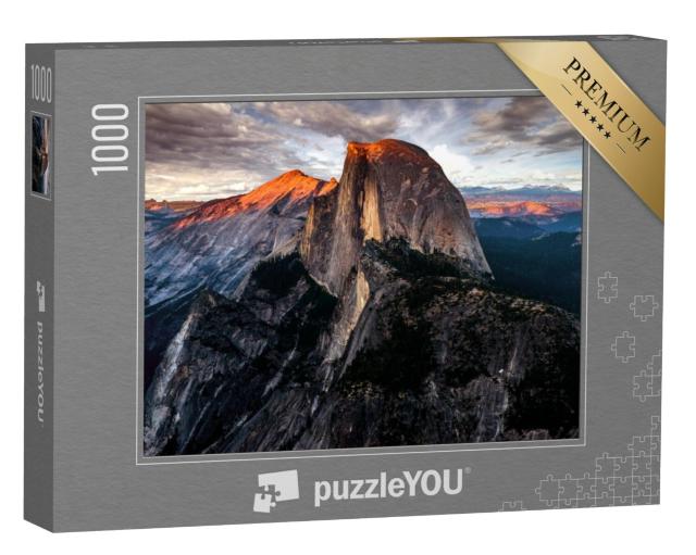 Puzzel 1000 stukjes „Half Dome: berg in Yosemite NP“