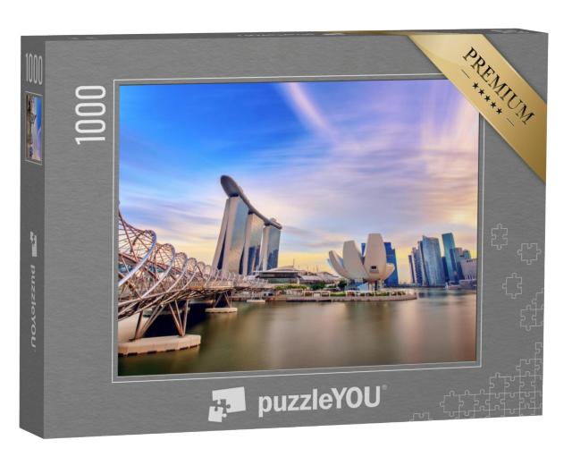 Puzzel 1000 stukjes „Architectuur in Singapore“