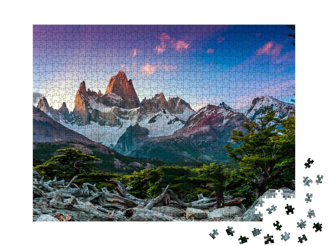 Puzzle 1000 Teile „Der Berg Fitz Roy im südlichen Patagonien“
