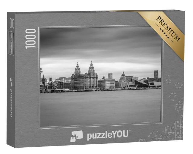 Puzzel 1000 stukjes „Het havengebied Merseyside in Liverpool, Engeland“