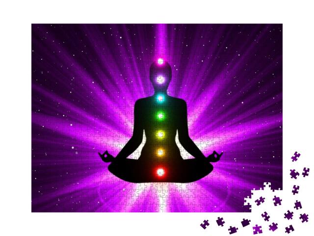 Puzzle 1000 Teile „Meditation: Aktivierung von Chakra“