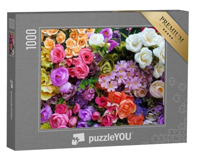 Puzzel 1000 stukjes „Een prachtige bloemenzee“