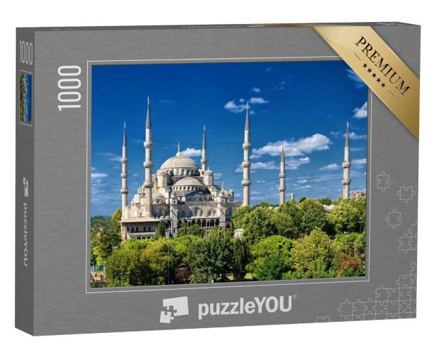 Puzzel 1000 stukjes „De Blauwe Moskee, Istanbul, Turkije“