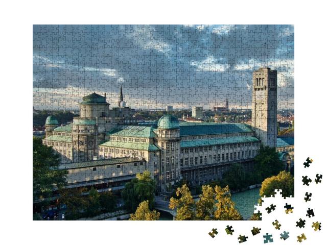 Puzzle 1000 Teile „Deutsches Museum: Wissenschaft und Technik, München, Deutschland“