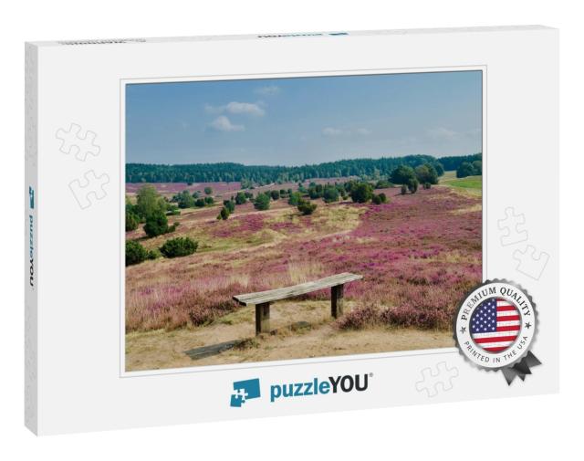 The Nature Park Lueneburger Heide in Germany... Jigsaw Puzzle