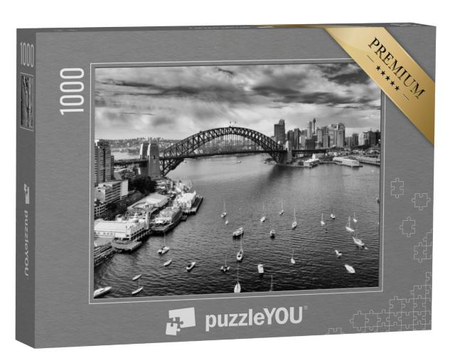 Puzzel 1000 stukjes „Sydney, met de Harbour Bridge in het centrum“