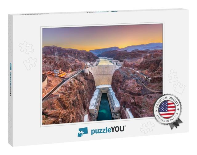 Hoover Dam on the Colorado River Straddling Nevada & Ariz... Jigsaw Puzzle