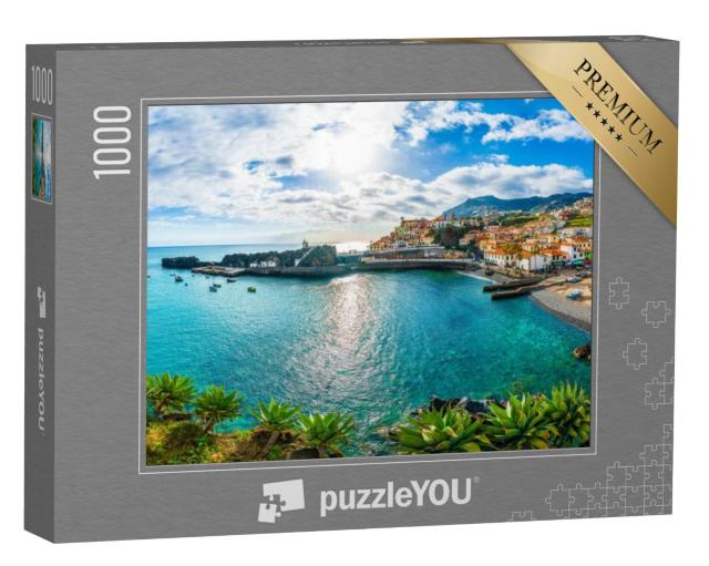 Puzzel 1000 stukjes „Camara de Lobos, haven en vissersdorp, Madeira, Portugal“