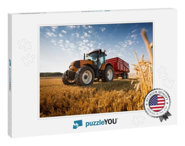 A Tractor During the Harvest... Jigsaw Puzzle