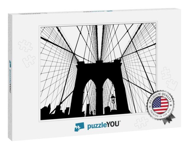 Brooklyn Bridge, New York City... Jigsaw Puzzle
