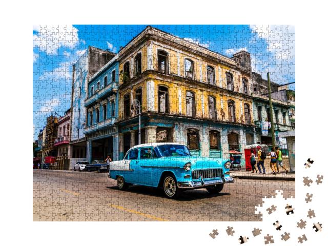 Puzzle 1000 Teile „Oldtimer in Havanna, Kuba“