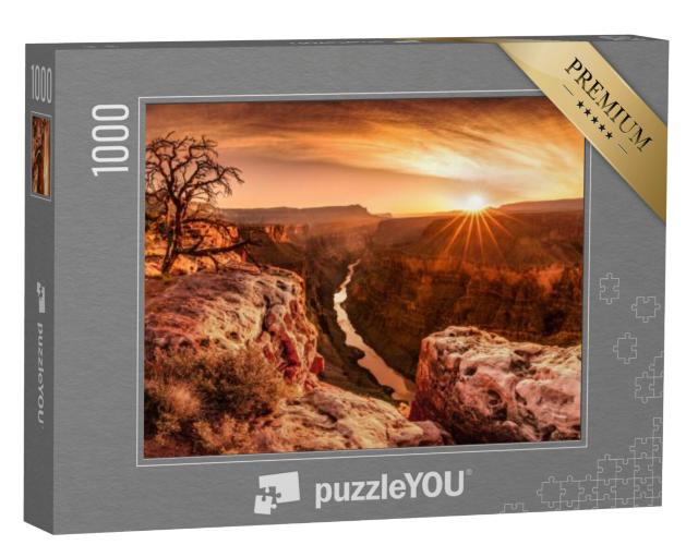 Puzzel 1000 stukjes „Spectaculaire zonsopgang bij de Grand Canyon, VS“