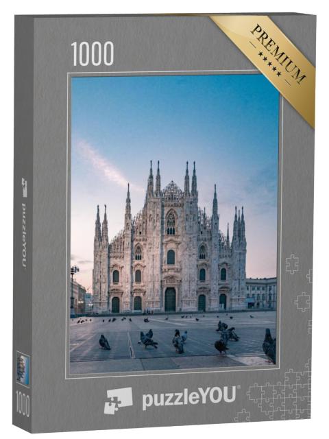 Puzzel 1000 stukjes „De kathedraal van Milaan, de grootste kerk van Italië“