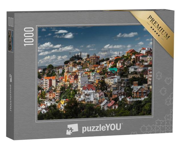 Puzzel 1000 stukjes „Uitzicht op Antananarivo, hoofdstad van Madagaskar“