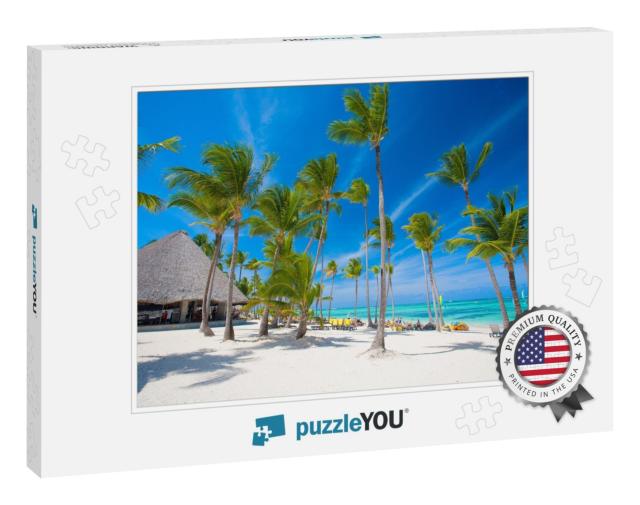 Luxury Beach in the Dominican Republic. Bavaro... Jigsaw Puzzle