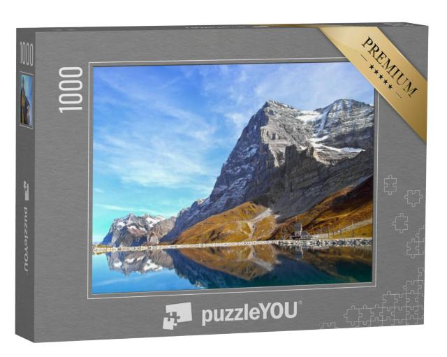 Puzzel 1000 stukjes „Eiger, Mönch en Jungfrau: het driemanschap van de Berner Alpen“