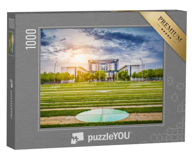 Puzzel 1000 stukjes „Bondskanselarij, Berlijn Mitte, Duitsland“