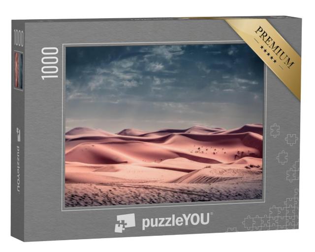 Puzzel 1000 stukjes „De zandduinen van de Sahara-woestijn“