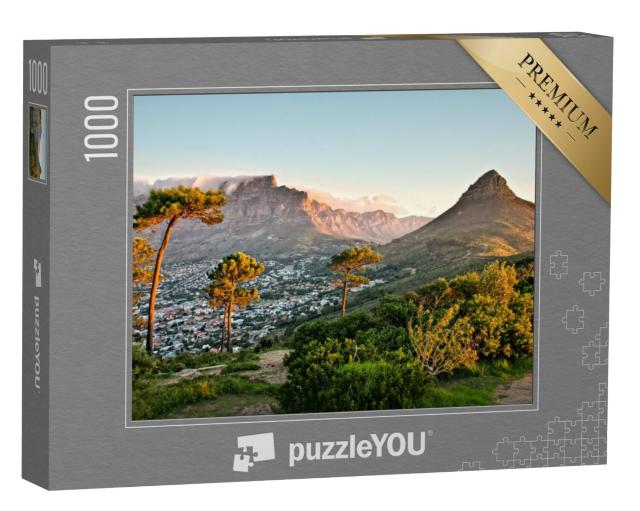 Puzzel 1000 stukjes „Signal Hill in Kaapstad, Zuid-Afrika“